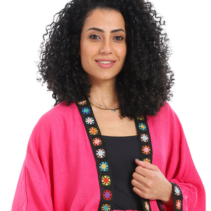 Women's plain kimono suit