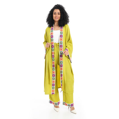 Women's plain kimono suit
