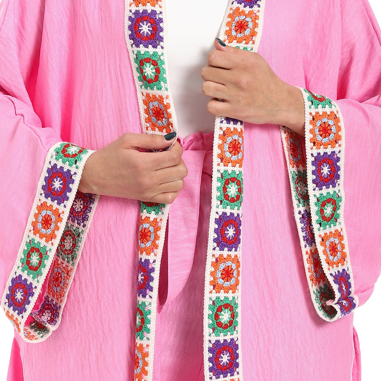 Women's plain kimono suit