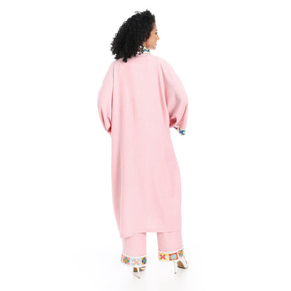 Women's plain kimono suit