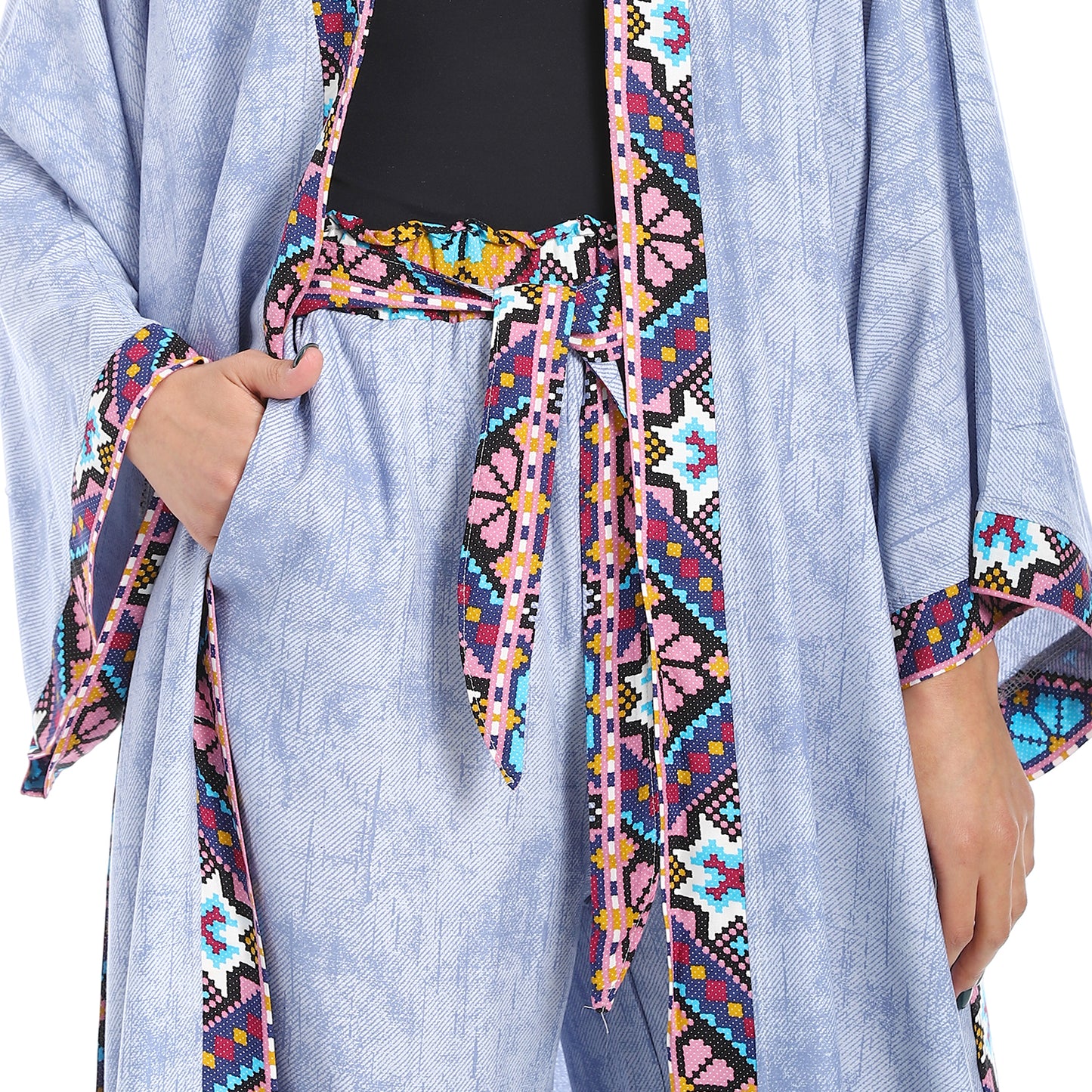 Women's Triangle Kimono Suit