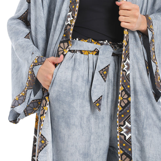 Women's Triangle Kimono Suit
