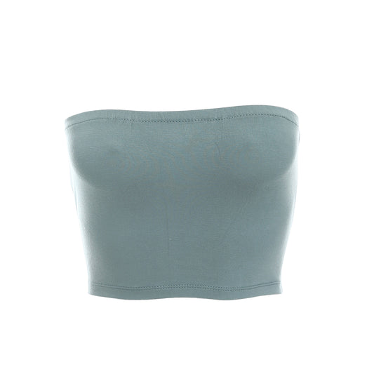 kady Solid Slip On Cotton Cropped Top women