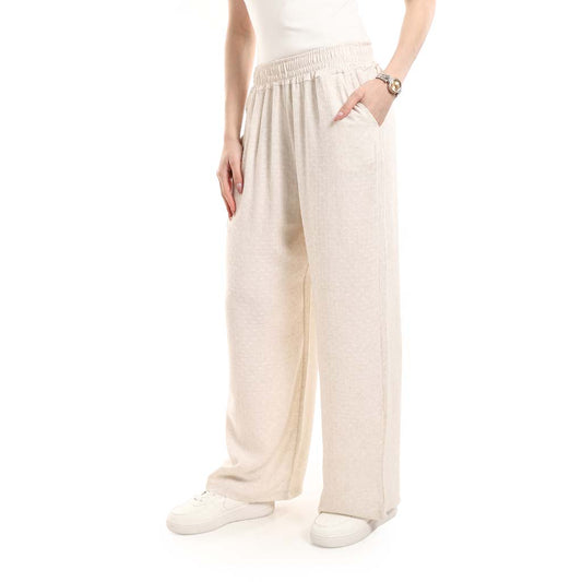 سراويل صيفية منزلية مريحة بخصر مرن