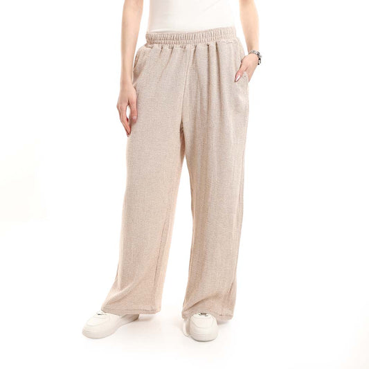 بنطلون صيفي مريح بخصر مطاطي