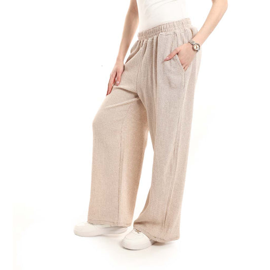 بنطلون صيفي مريح بخصر مطاطي